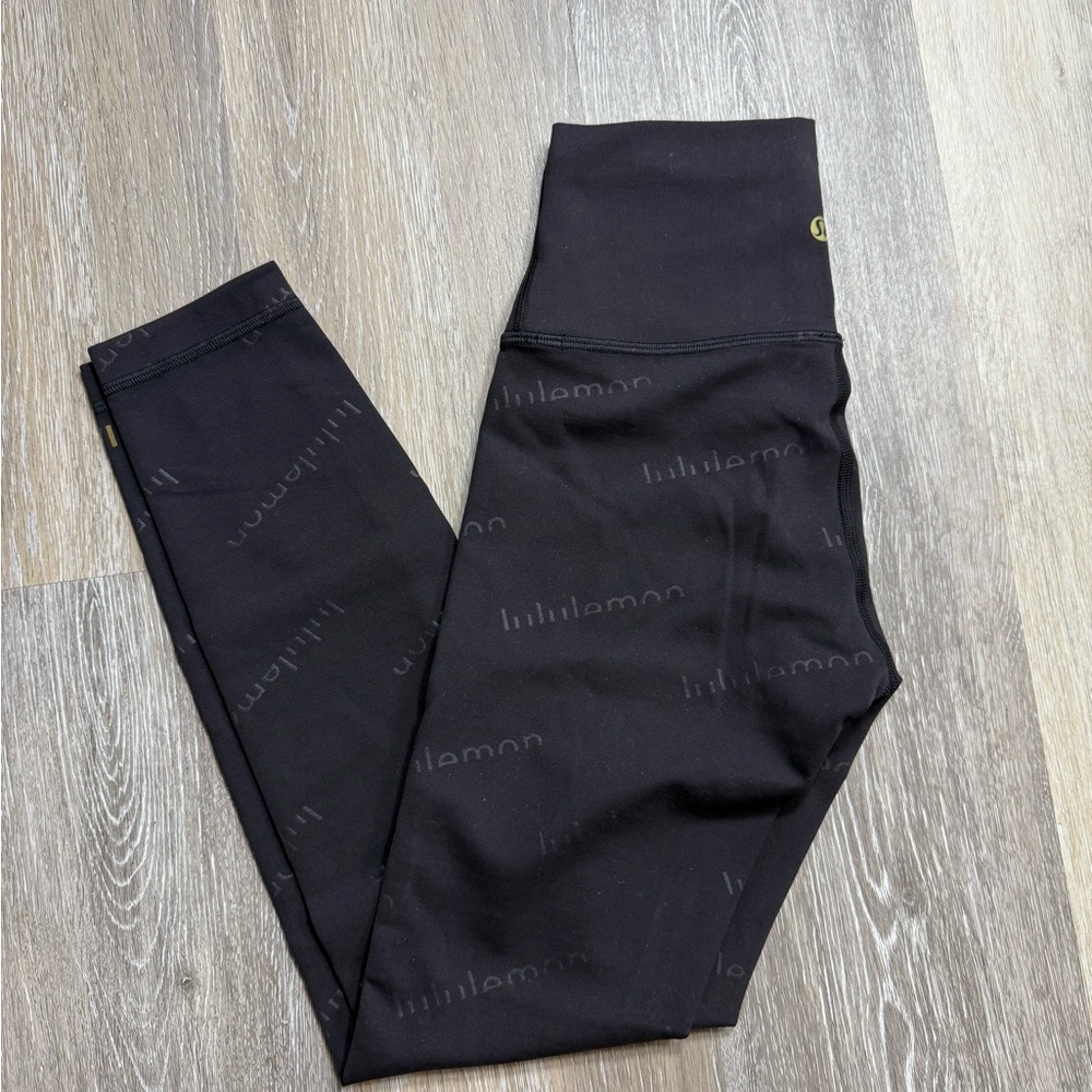Lululemon Wunder Train 25” lululemon logo leggings